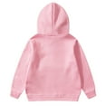 thumbnail image 1 of Bainana Boys Girls Hoodie Child Solid Color Long Sleeve Hooded Sweatshirt Soft Comfortable Winter Pullover Clothes With Pocket Red Size 13-14 Years, 1 of 3