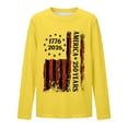 thumbnail image 1 of Bainana Boys Long Sleeve Graphic Tees With 250 Years USA Flag Prints Comfortable Casual Crewneck Sweatshirt For Children Youth Stylish Top 3-14 Years, 1 of 4