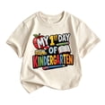 thumbnail image 1 of Bainana Boys Short Sleeve T Shirts Letter Print Leisure Tops Big Kids Summer Tees, 1 of 3