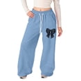 thumbnail image 1 of Bainana Casual Sweatpants For Girls Bowknot Print Wide Leg Elastic Waist Joggers Athletic Pants With Pockets Little Girls Youth Classic Fit Casual Pants Blue Size 11-12 Years, 1 of 5