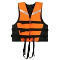 thumbnail image 1 of Bainana Child Boys Girls Life Jacket Solid Color Adjustable Belt Vest Casual Safety Swiming Kids Lifeguard Vest Orange Size 9-10 Years, 1 of 4