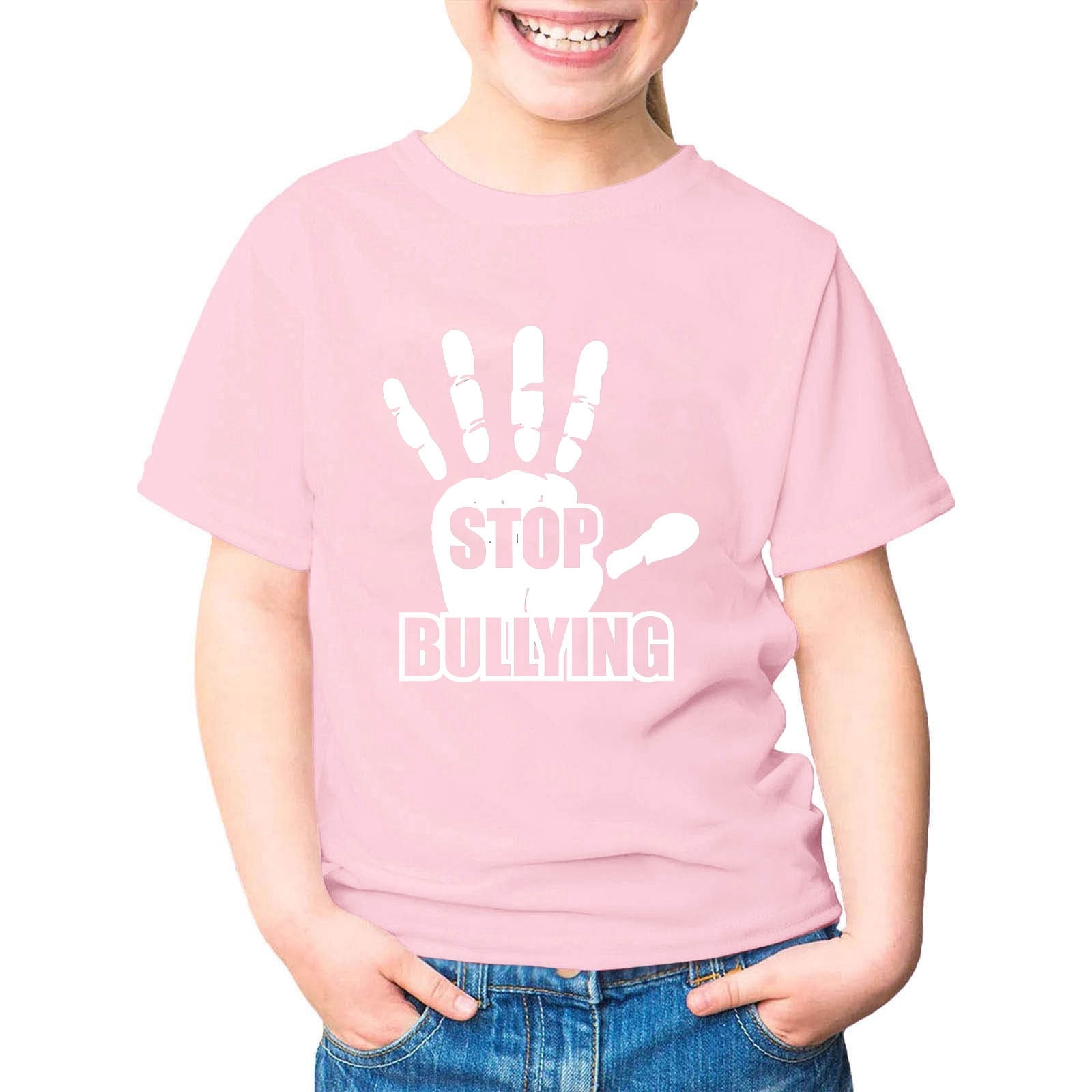 Bainana Child Girls Boys Summer T Shirts Letter Print Short Sleeve Crew ...