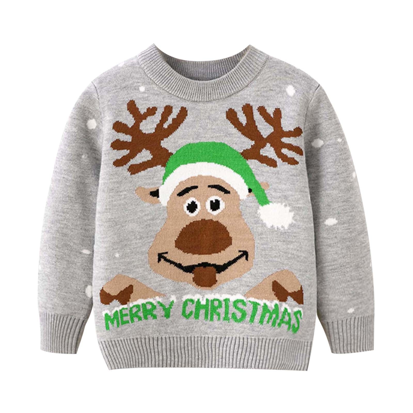 Winter Baby Kids Girls Long Sleeves Cartoon Pattern Fluffy Hoodies and Striped Pants Clothing Set