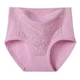 Bainana Cotton Underwear For Women High Waisted Full Coverage Lace