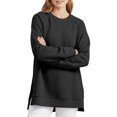 thumbnail image 1 of Bainana Cozy Womens Fall Sweatshirt Crewneck Long Sleeve Tops Oversized Pullover Sweatshirts Streetwear Fall Outfits Size L, 1 of 5