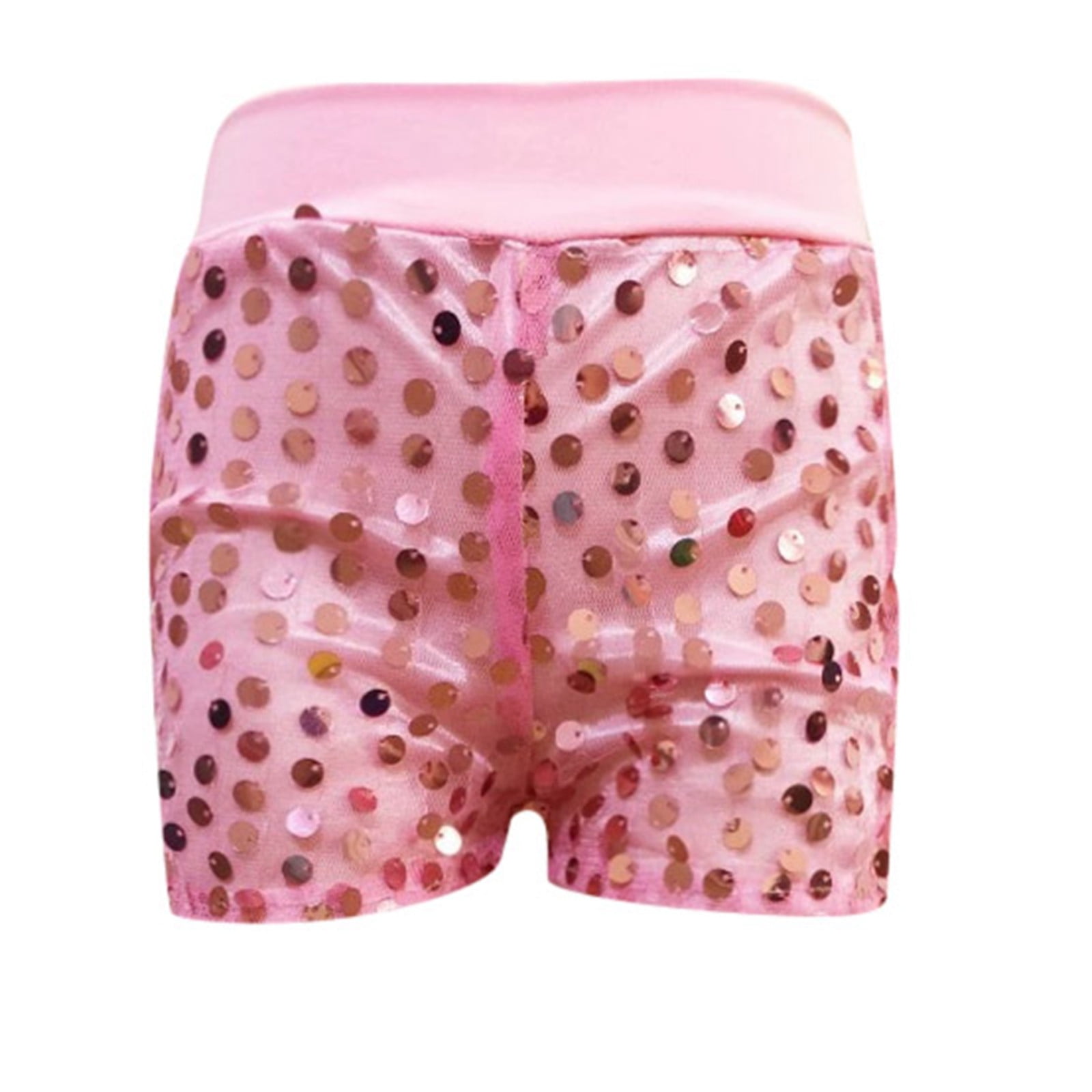 Bainana Girls Shorts Child Solid Color Elastic Waist Wide Leg Shorty ...