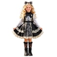 thumbnail image 1 of Bainana Halloween Cosplay Witch Dress For Girls Lightweight Long Sleeve Dress With Accessories Kids Stage Performance Dresses, 1 of 9