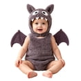 thumbnail image 1 of Bainana Halloween Dress Up Bat Romper For Girls Boys Comfort Fit Sleeveless Bodysuit With Matching Hat Unisex Kids Theme Party Outfits Size 1-3 Months Purple, 1 of 8