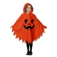 thumbnail image 1 of Bainana Halloween Kids Onesie Cosplay Romper Ghost Robe Outfits Cozy Long Sleeve Hooded Face Print Robe Boys And Girls Trick-Or-Treating Clothes, 1 of 7