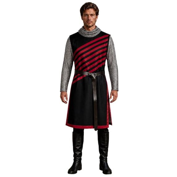 Bainana Halloween Knight Cosplay Outfits For Adult Men Medieval Theme Stage Performance Clothes For Halloween Party