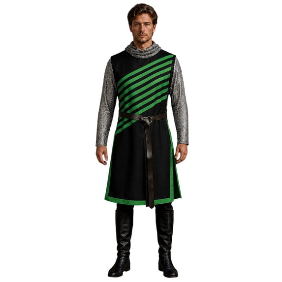 Bainana Halloween Knight Cosplay Outfits For Adult Men Medieval Theme Stage Performance Clothes For Halloween Party