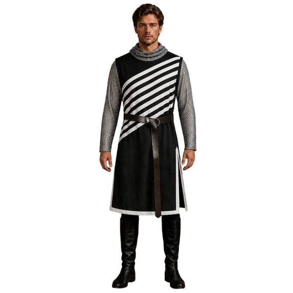 Bainana Halloween Knight Cosplay Outfits For Adult Men Medieval Theme Stage Performance Clothes For Halloween Party