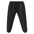 thumbnail image 1 of Bainana Infant Baby Boys Girls Footed Pants Solid Color Elastic Waist Taper Leg Trousers Stretch Soft Autumn Winter Boys Pants Black Size 9-12 Months, 1 of 4