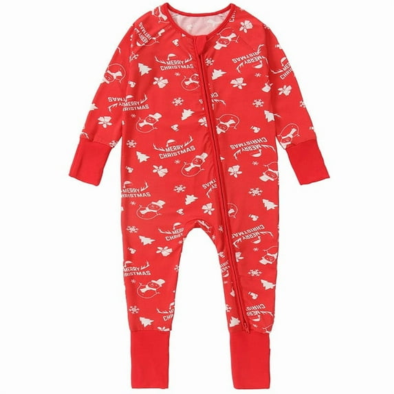 Bainana Infant Boys Girls Jumpsuit Shark Print Long Sleeve Crew Neck Sleepwear Casual Soft Spring Kids Bodysuit Watermelon Red Size 3-6 Months