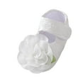 thumbnail image 1 of Bainana Newborn Baby Girls Walking Shoes Bowknot Print Anti Slip Easy On Shoes Cute Fashion Baby Spring Autumn Sneaker Clear Size 0-3 Months, 1 of 8
