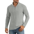 Bainana Shirts For Men Solid Color Long Sleeve Lapel Collar Tops ...