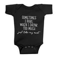 thumbnail image 1 of Bainana Short Sleeve Romper For Newborn Boys Girls Letter Print Crew Neck Bodysuit Stylish Comfortable Baby Summer Clothes Size 0-3 Months, 1 of 8