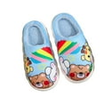thumbnail image 1 of Bainana Slippers For Little Girls Boys Cartoon Print Anti Slip Round Toe Shoes Thick Warm Winter Child Indoor Footwear Blue Size 10-10.5 Years, 1 of 6