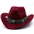 thumbnail image 1 of Bainana Stylish Kids Fedora Hat Boater Cap With Brim Classic British For Children Boys Girls Western Cowboy Theme Party Suitable For Age 4-12 Years, 1 of 2