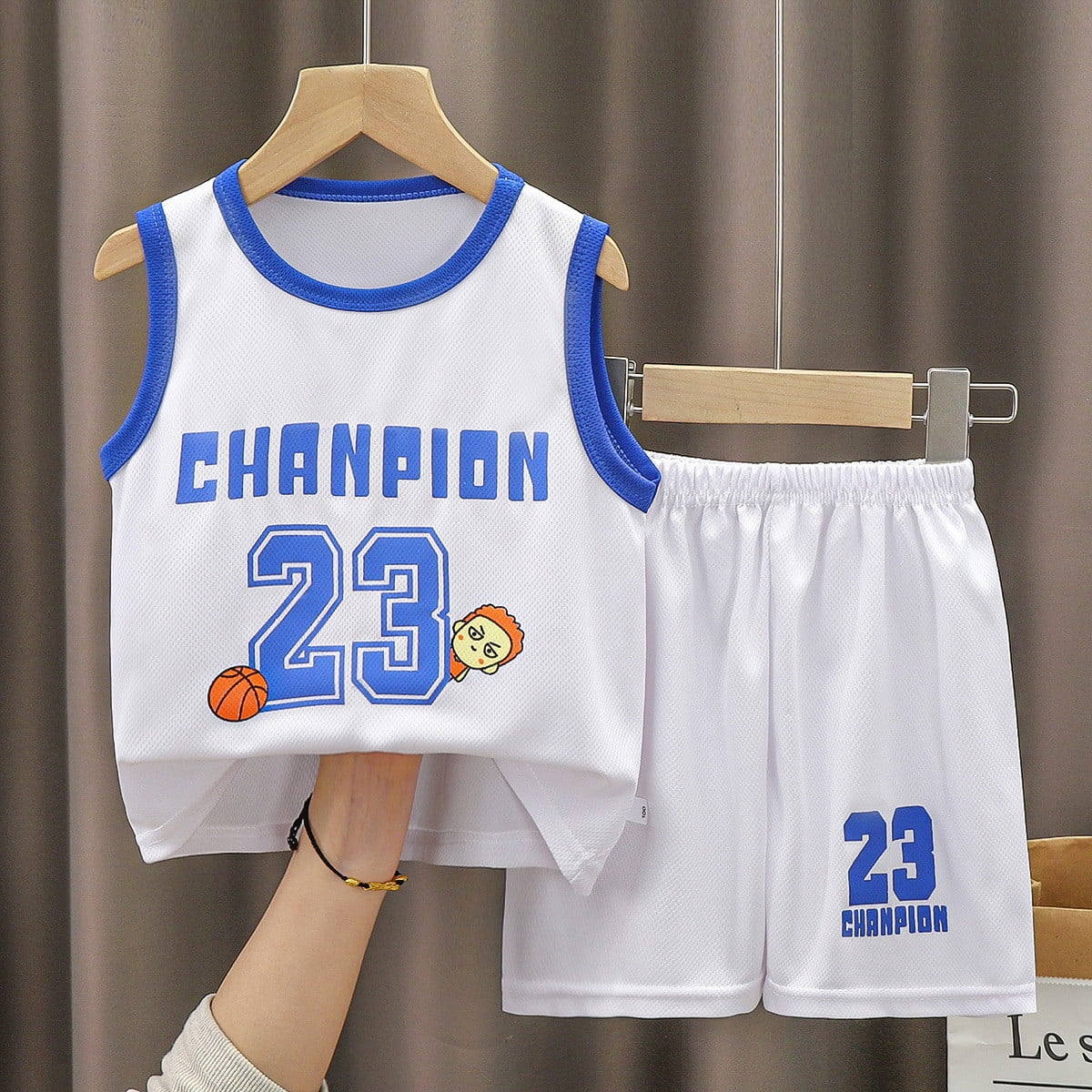 Bainana Toddler Boys Outfit Set Number Print Sleeveless Crew Neck Suit Sports Summer Tank Top ...