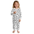 thumbnail image 1 of Bainana Unisex Christmas Diy Pajamas For Kids Cartoon Print Long Sleeve T-Shirt Pants Nightwear Boys And Girls Comfort Fit Outfit Set, Size 2-3 Years, 1 of 7