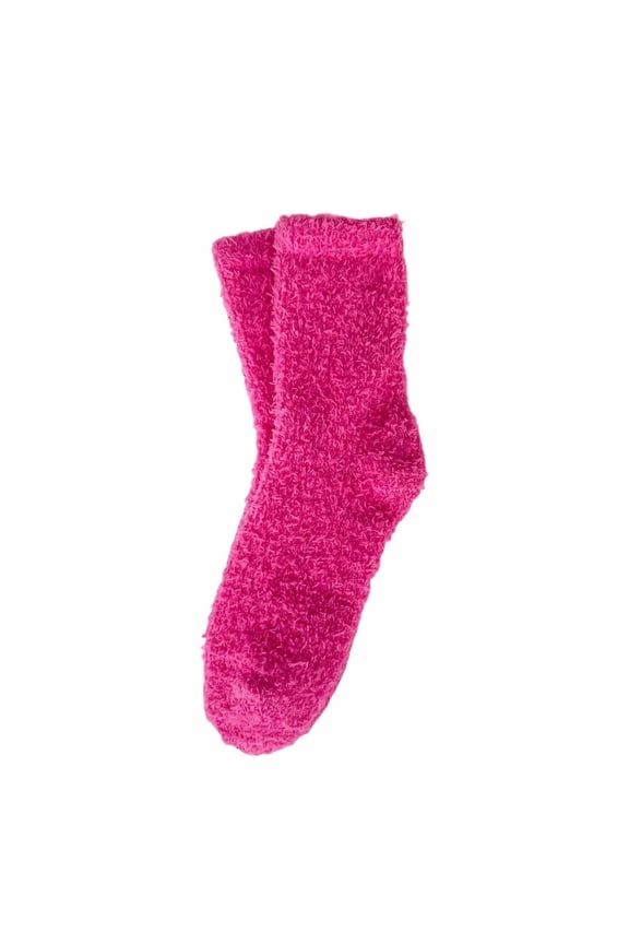 Womens Coral Velvet Socks Mid Calf Non Ankle Socks Soft Comfort Women'S Fall Winter Socks