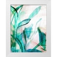 thumbnail image 1 of Bainbridge, Hope 19x24 White Modern Wood Framed Museum Art Print Titled - Green Graffiti I, 1 of 4