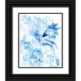 thumbnail image 1 of Bainbridge, Hope 26x32 Black Ornate Wood Framed with Double Matting Museum Art Print Titled - Lullaby Blue I, 1 of 4