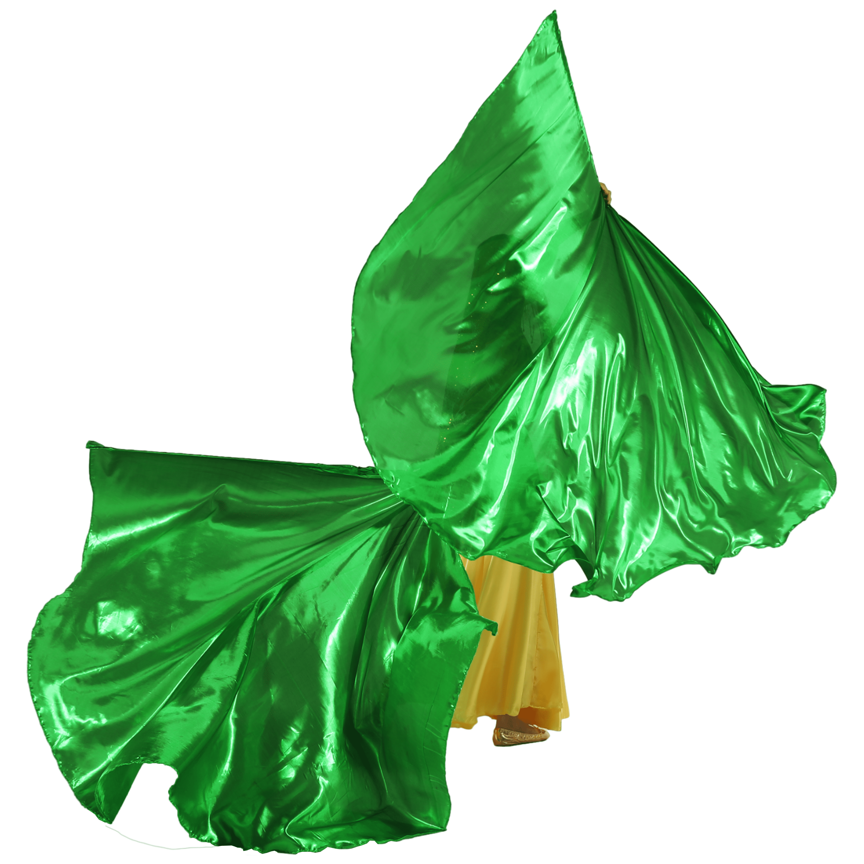 Baisdan Dance Flag Worship Flag Church Praise Dance Accessories Green 1
