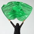 thumbnail image 1 of Baisdan Worship Flags for Dance Church Praise Dance Flags with Flexible Rods, Green, 2Pack, 1 of 5