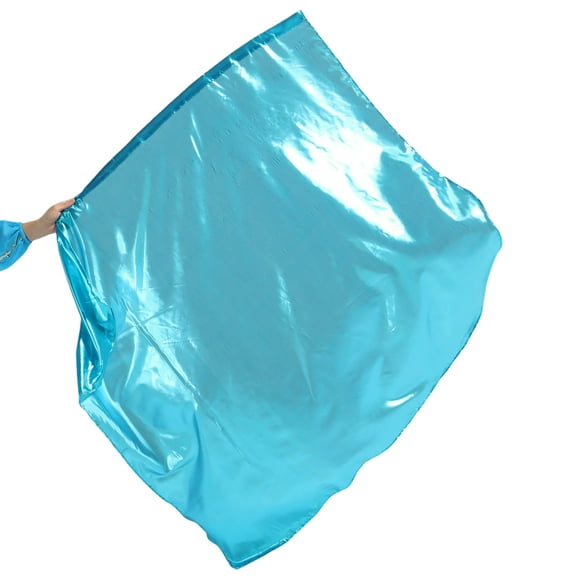 Baisdan Worship Flag for Dance Church Praise Dance Flags for Worship with Flexible Rod, Light Blue, 1 Pack