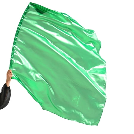 Baisdan Worship Flag for Dance Church Praise Dance Flags for Worship with Flexible Rod, Green, 1 Pack
