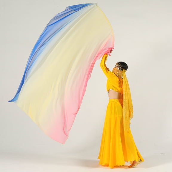 Baisdan Worship Flag for Dance Church Praise Dance Flags for Worship, 1# RED-YELLOW-BLUE, 1 Pack