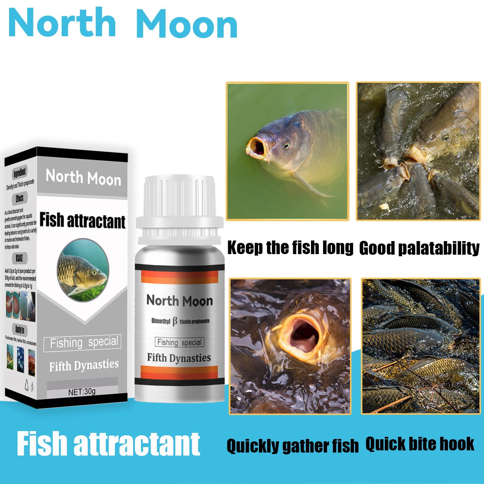 Bait Attractant Fish Attractant Wild Fishing Open Mouth Bait Enhancer