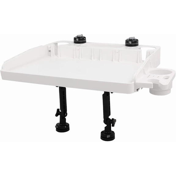 Bait Board Set with Mounts and Extenders White Cutting Board 26.8"(L) X 18.5"(W) Filet Table