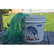 Bait Buster Glass Minnow Cast Nets 3/16 Sq. Mesh  CBTBGM, 8, White
