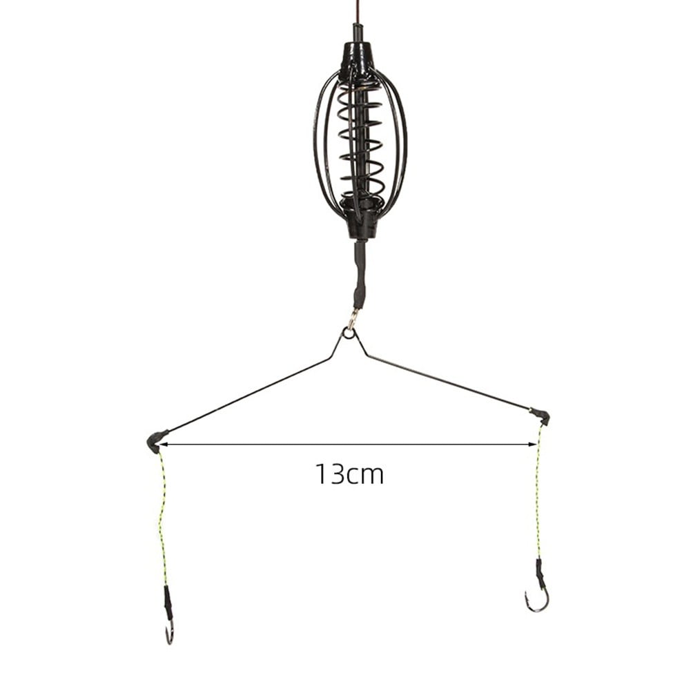 Bait Carp Fishing Feeder Fishing Baits Cages Hook Rig Set Feeder Tackle