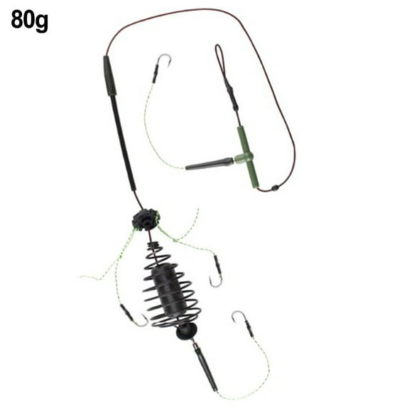 Bait Carp Fishing Feeder Fishing Baits Cages Hook Rig Set Hollow Sinker Inline Method Cage Feeder Tackle Fishing Tools