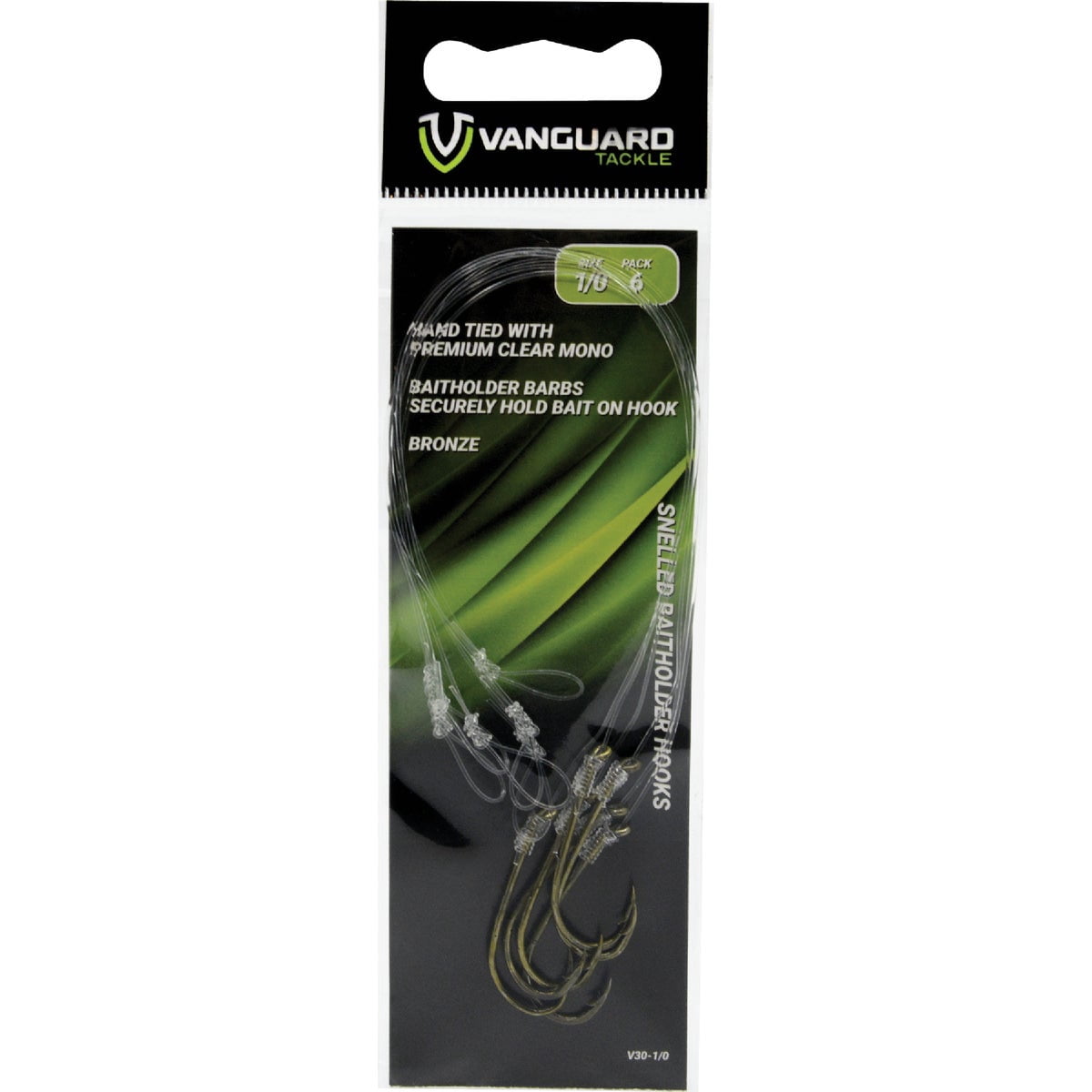 Southbend Range Bait Holder Snelled Hooks Fishing Hook Bait Holder Snell - 1/0 Size — Standard Mounting Hardware, Drop-In Replacement