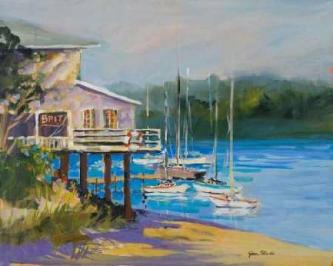 Bait Shack Canvas Art - Jane Slivka (24 x 30)