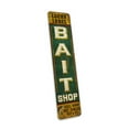 thumbnail image 1 of Bait Shop Tackle Sign Rustic Looking Sign Fishing Sign Mancave Garage Décor Gift 4x18 104182001034, 1 of 4