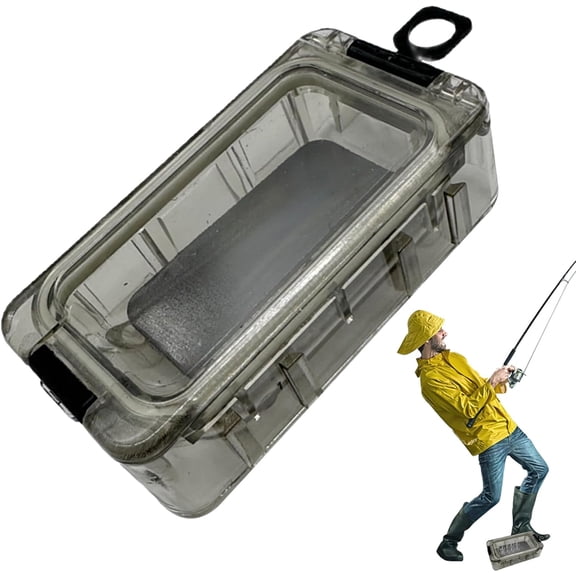 Bait Storage Box,Magnetic Angling Equipment - Small Bait Container for Fishing | for Lures Hooks Jigs Angling Sea River Beginners Professionals Hobbyists Enthusiasts