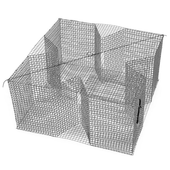 Bait Trap. 24" x 24", 12" deep. Galvanized mesh for bream and other bait fish. Made in the USA.