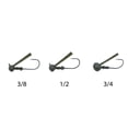 thumbnail image 1 of Bait-Wrx Neked Football Head Jigheads (5 Pk), 1 of 3