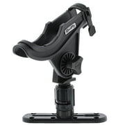 Scotty 0282-BK Baitcaster Rod Holder w/ Gearhead & Track, Black