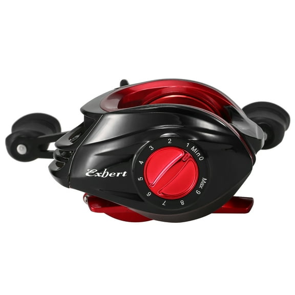Baitcasting Reel 18+1BB Ball Bearings Baitcasting Fishing Reel High Speed 7.2: 1 Gear Ratio Magnetic Brake System Baitcaster Reel
