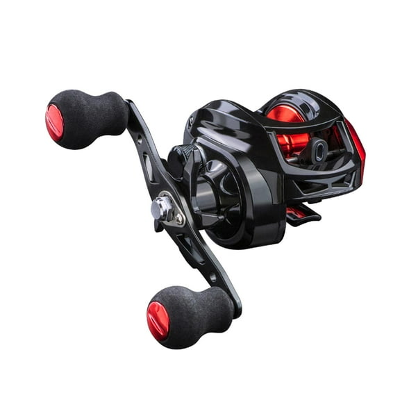 Baitcasting Reel 7.2:1 Gear Ratio Fishing Reel 17.6lbs Max Drag, Fast Powerful Rewind Line Provide Capability - Right Hand
