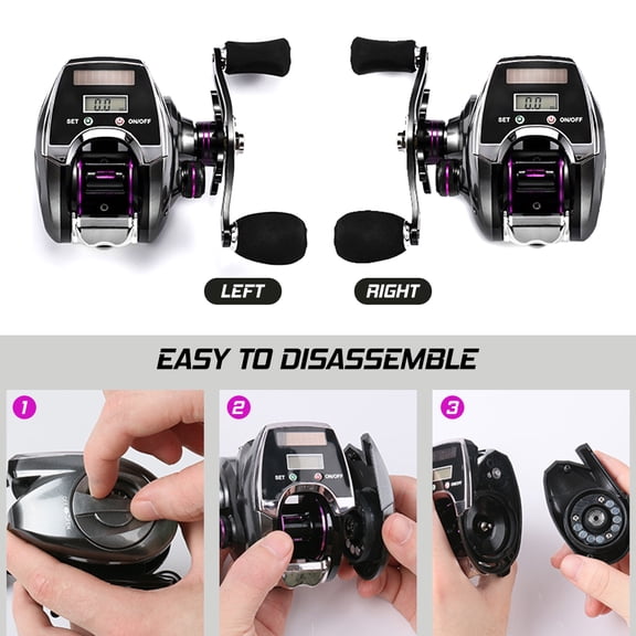 Baitcasting Reel,Sun Speed 1bb 8.0 1 8.0 1 Ratio 6 1bb 8.0 Counter Sun Ratio Display Reel With Line Counter Reel With Line Speed Reel Line Counter Sun Eryue Buzhi Right Hand