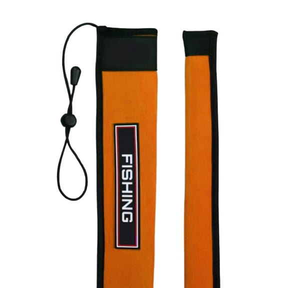 Fishing Rod Sock Snag Resistance Cover 110cm Puncture Proof Protective Sleeve for Baitcasting Poles