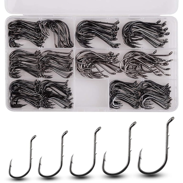 2 offset octopus fishing hooks Double Circle Hook 7/0 Whether youre targeting channel cats Baitholder Hooks Fishing Octopus Hooks